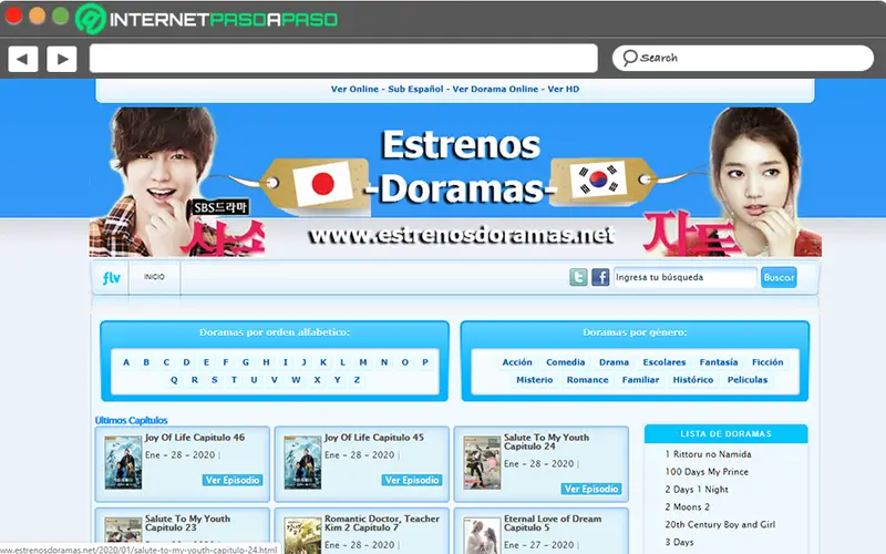 Wat zijn de beste websites Koreaanse Japanse drama's met Spaanse ondertiteling bekijken? Lijst 2020 - Computermanie