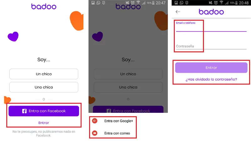 Www badoo com sign in with facebook
