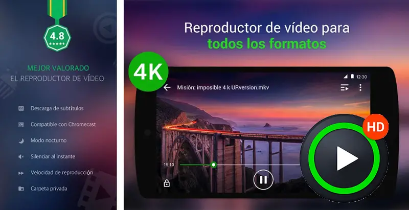 Lecteur vidéo tous les formats - XPlayer