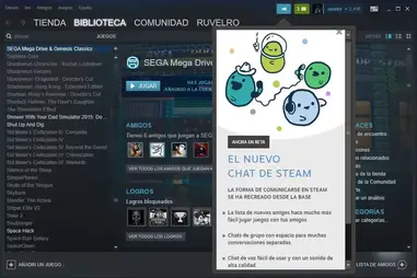 Steam web chat