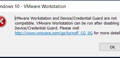 Photo of Problème VMware avec le périphérique Windows 10 / Credential Guard – Comment y remédier