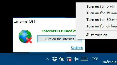 Photo of Désactivez temporairement la connexion Internet de votre ordinateur avec InternetOff