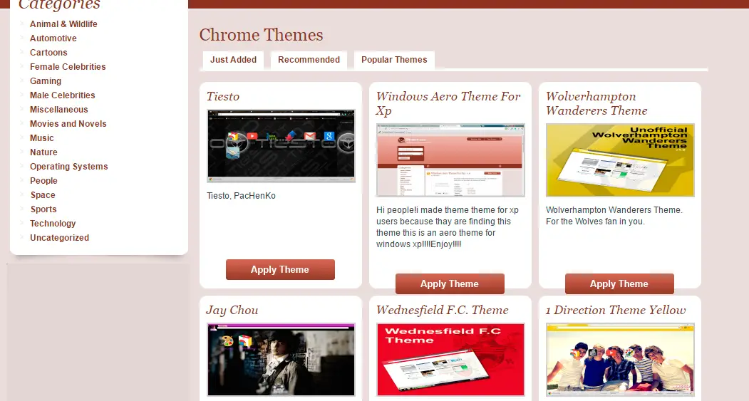 Jogos Chrome Themes - ThemeBeta