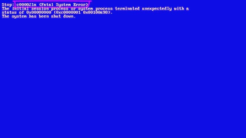 Como reparar el error fatal del sistema c000021a en windows 1