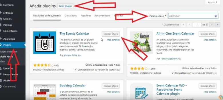 How To Insert Or Create An Event Calendar In Wordpress The Best Plugins Informatique Mania