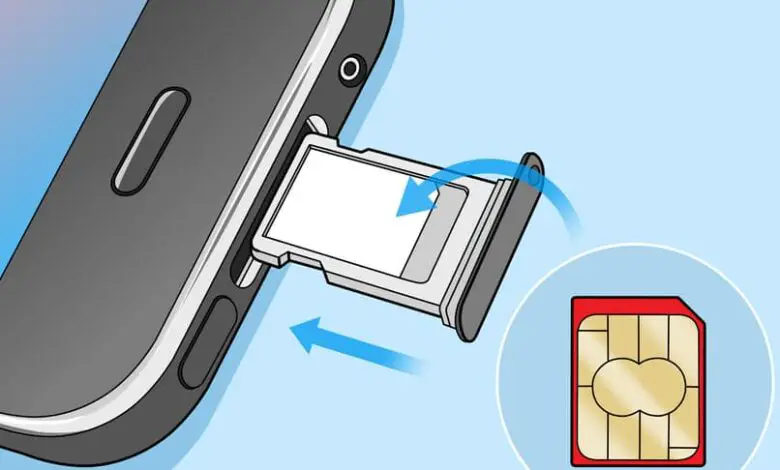 How To Remove Or Remove A Sim Card Or A Chip Stuck In The Cell Phone Remove The Stuck Sim Tray Informatique Mania