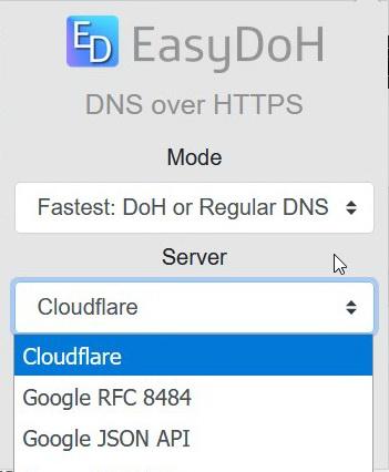 Configure facilmente dns sobre https en firefox usando la extension easydoh 10