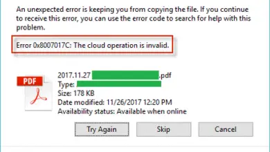 Photo of Correction de l’erreur de synchronisation du cloud Windows 10 0x8007017C