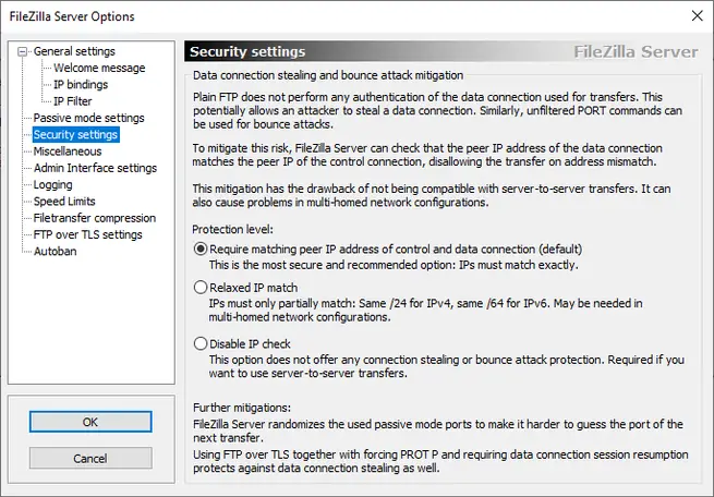 Tls required. FILEZILLA Server настройка FTP сервера. FILEZILLA client Passive Ports. IP option. The FTP Bounce Attack пример.