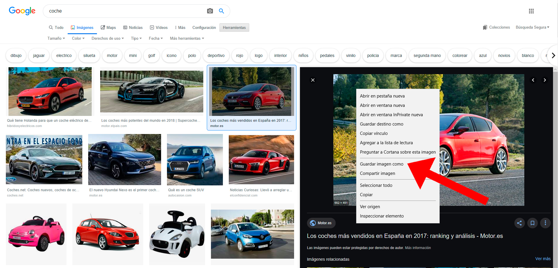 Comment Google une image