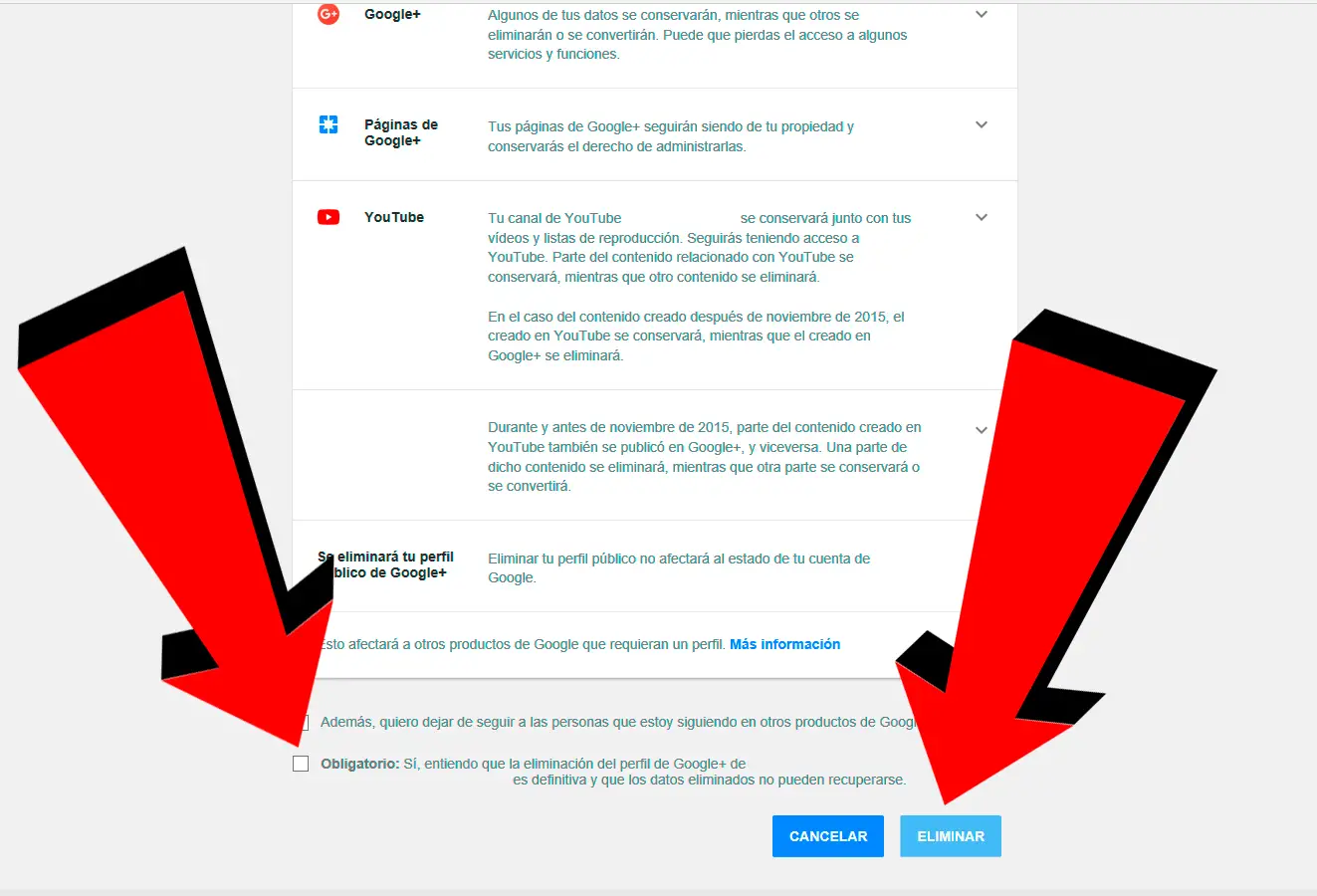 Comment supprimer votre compte Google+ sans supprimer votre profil Google