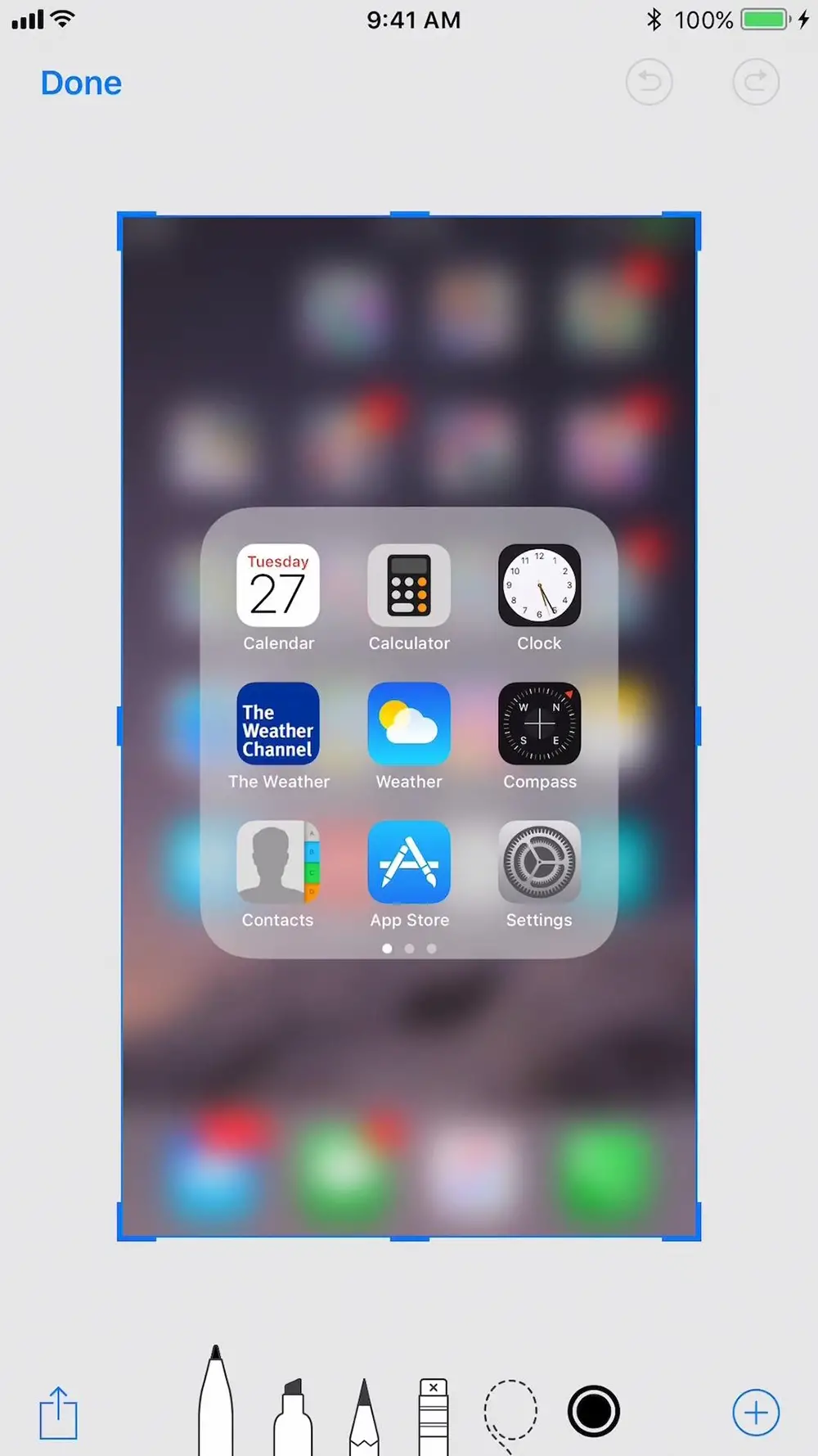 iPhone X: Comment capturer l'écran et modifier l'image
