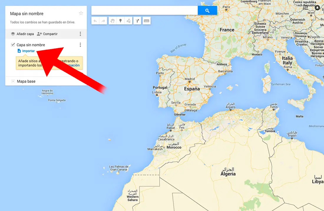 Comment ajouter des radars fixes d'Espagne à Google Maps