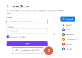 Find to accaout how badoo Contacts at