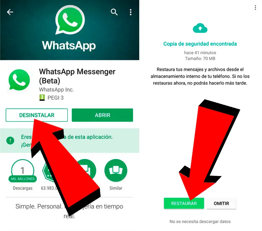 WhatsApp: Comment restaurer vos messages à partir de la sauvegarde