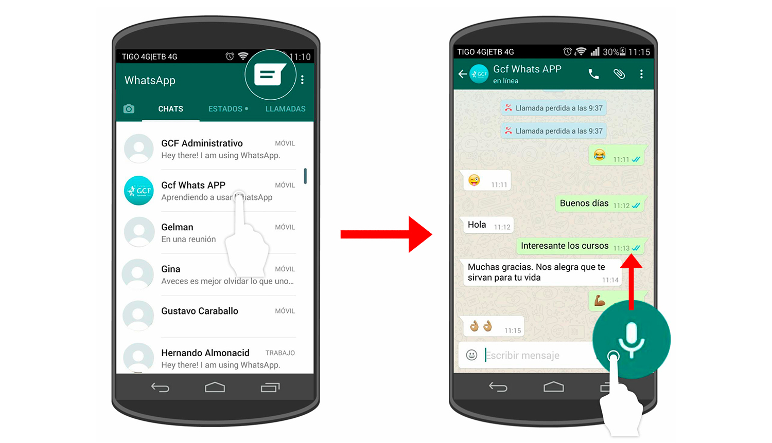 WhatsApp tip: how to record and listen to a voicemail message before sending it