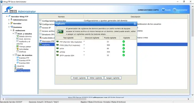 configure wing ftp server