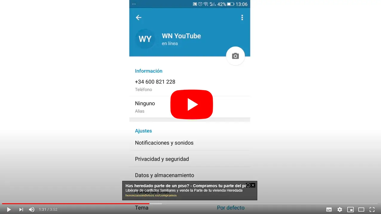 Comment supprimer des contacts Telegram
