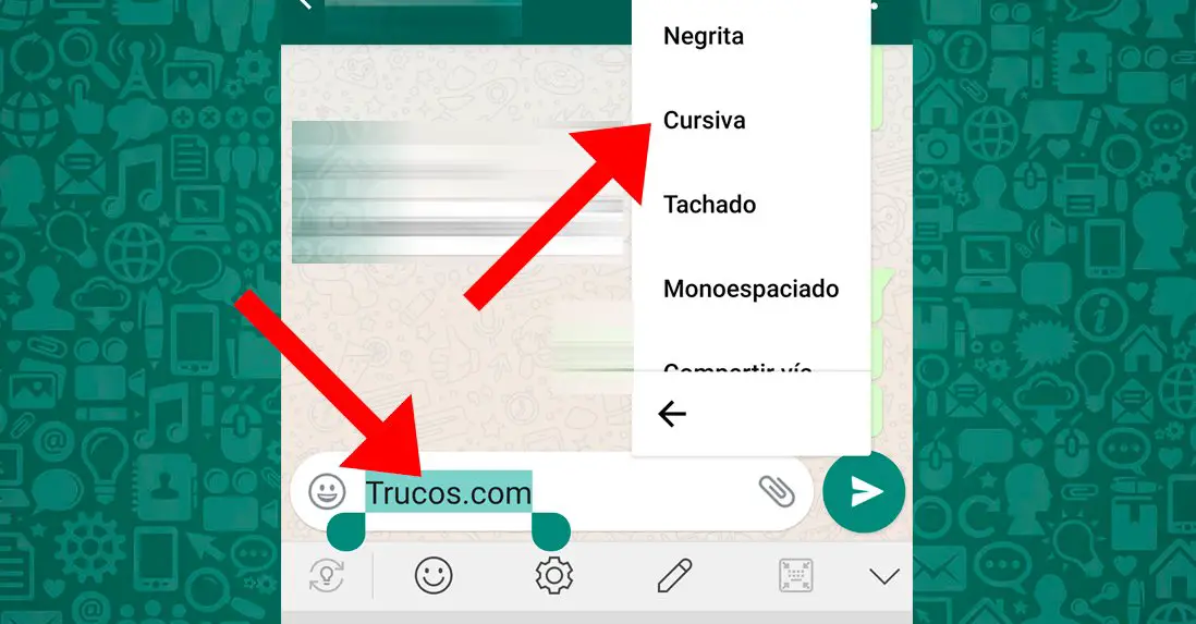 Comment rayer des mots dans WhatsApp sur iOS et Android