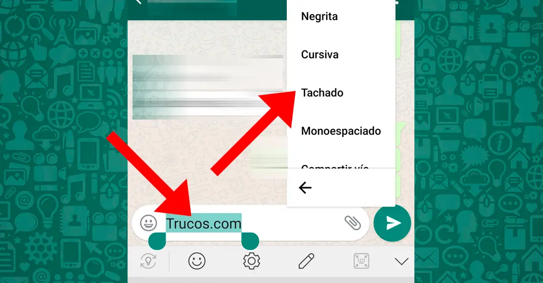 Comment rayer des mots dans WhatsApp sur iOS et Android