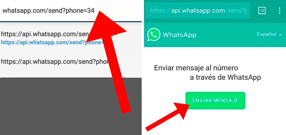 WhatsApp: comment envoyer des messages sans ajouter de contacts au répertoire