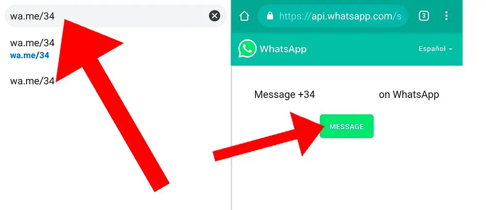 WhatsApp: comment envoyer des messages sans ajouter de contacts au répertoire